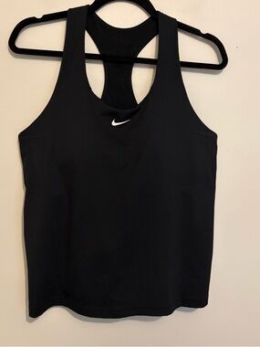 Nike Drifit Black Lined Bra Tank Top Sz XL X-Large